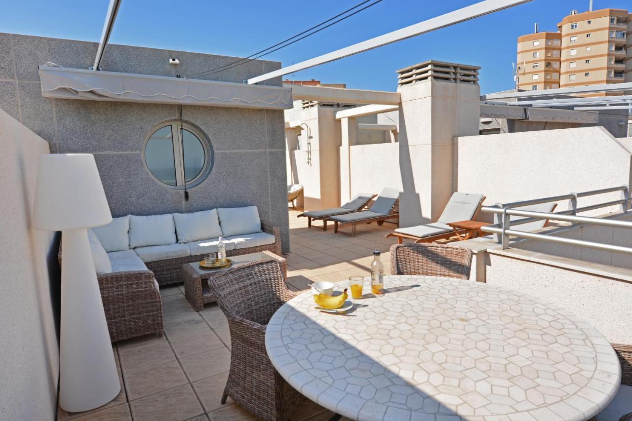 Luxury Beachfront Penthouse By Nras El Campello Kültér fotó